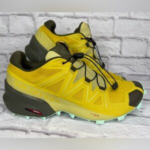 Salomon Speedcross Trail 5 Trail Running  Shoes # 416097 Sz 10.5 excellent